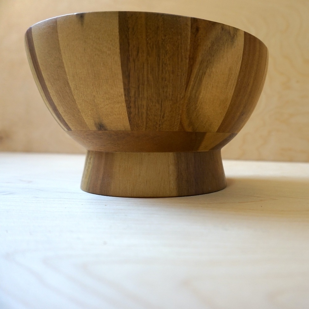 Multi-Color Wooden Bowl